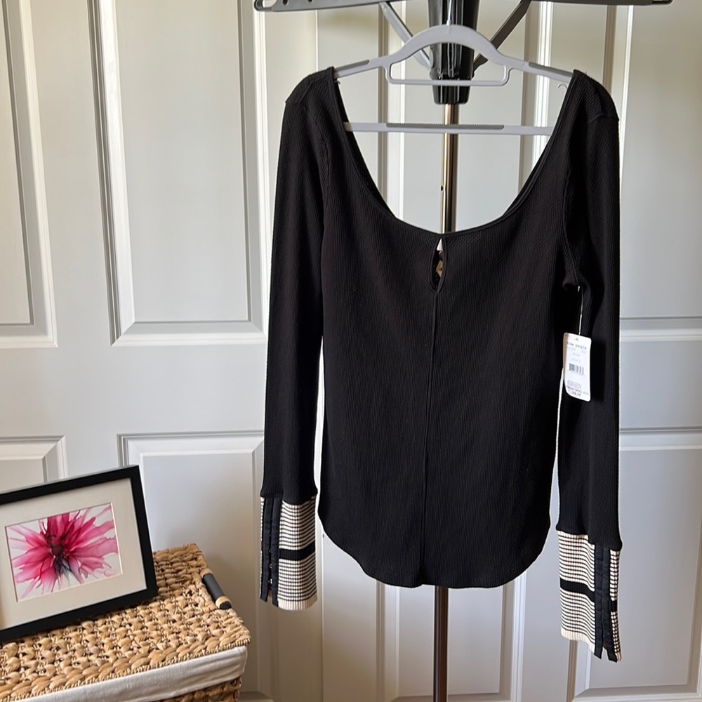 Free People - Deep Scoop Neck Sweater